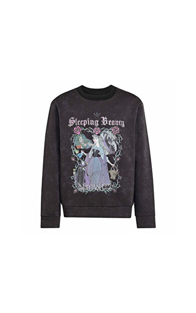 Adidas GFX CRW Çocuk Günlük Sweatshirt KQ6084 Siyah