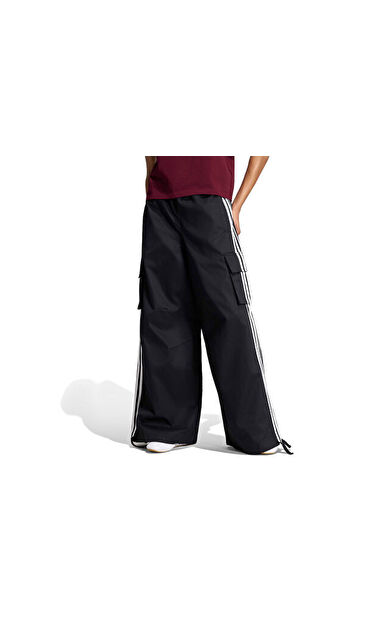 Adidas FIREBIRD ADILENIUM TWILL CARGO PANT Kadın Günlük Kargo Eşofman Altı KQ6428 Siyah