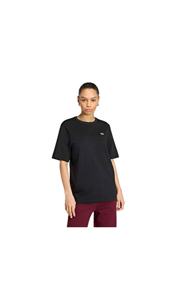 Adidas TREFOIL ESSENTIALS LOOSE TEE Kadın Günlük Tişört KQ6723 Siyah
