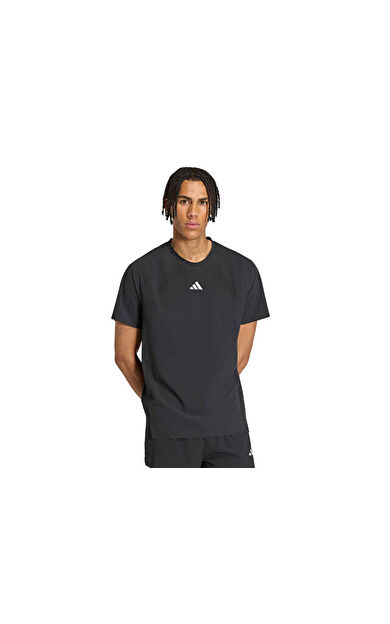Adidas ADI365 HYBO T M Erkek Koşu Tişörtü KQ8649 Siyah