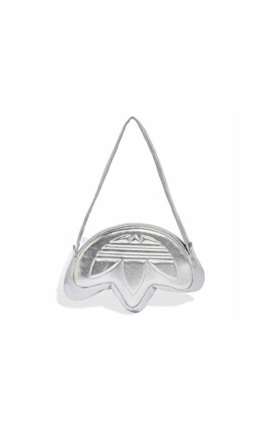Adidas TREFOIL METALIK BAG Omuz Çantası-En: 30 Cm, Boy: 19 Cm KR1604 Gri
