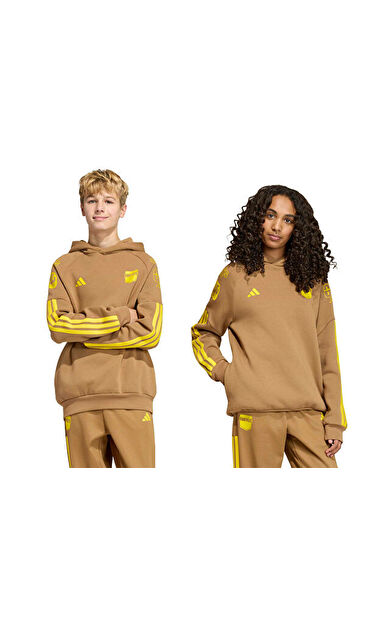 Adidas J FORTNITE HD Çocuk Günlük Sweatshirt KR1751 Kahverengi