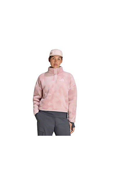 Adidas W TERREX MT ESS HP AOP Kadın Outdoor Polar Sweatshirts KS2313 Mor