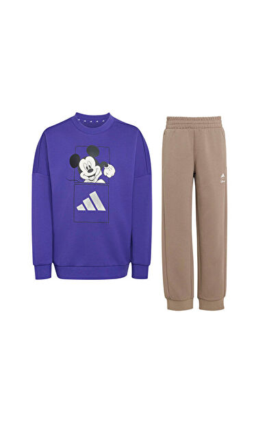 Adidas LK DISNEY MICKEY MOUSE JOG Çocuk Günlük Eşofman Takımı KS3950 Mor