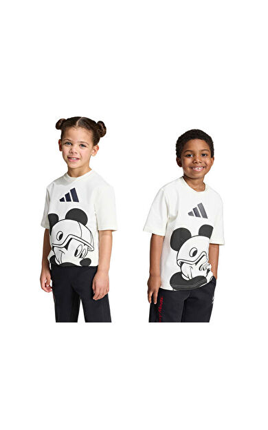 Adidas LK DISNEY MICKEY MOUSE TEE Çocuk Günlük Tişört KS3956 Beyaz