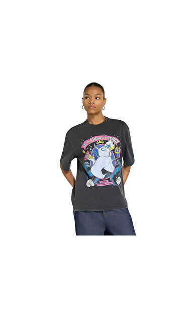 Adidas DISNEY VILLAINS TEE Kadın Günlük Tişört KS4184 Siyah
