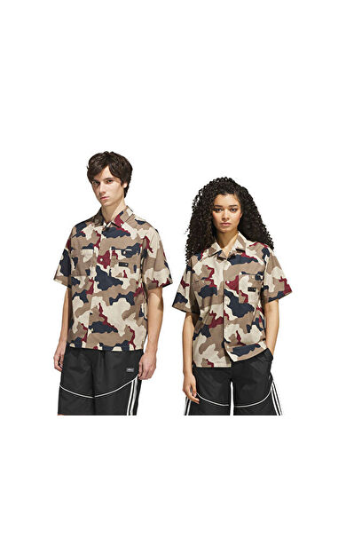 Adidas FSBUTTON UP Unisex Günlük Gömlek KS4328 Haki