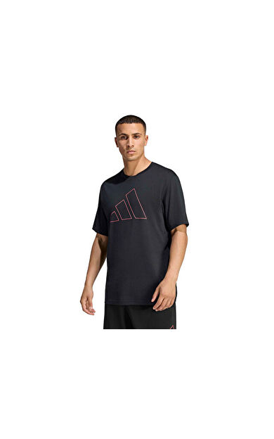Adidas WE FR BL T Erkek Antrenman Tişörtü KS6306 Siyah