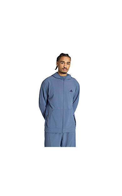 Adidas D4T HYBRID FZ H Erkek Antrenman Ceketi KS6394 Lacivert