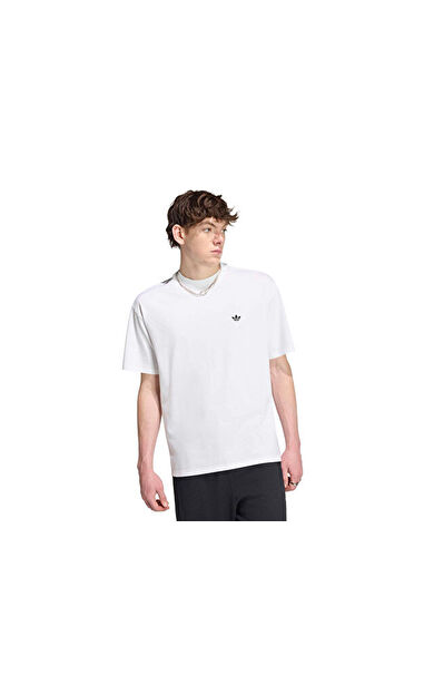Adidas TREFOIL ESSENTIALS LOOSE TEE Erkek Günlük Tişört KS7394 Beyaz