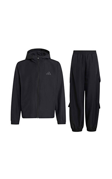 Adidas J WV UTLTY TS Çocuk Günlük Eşofman Takımı KS7601 Siyah