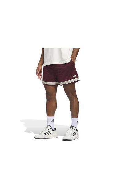 Adidas WARP KNIT SHORT Unisex Basketbol Şortu KS8212 Kırmızı