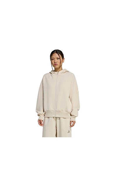 Adidas W Sl Fz Hd Kadın Günlük Ceket KT0443 Krem