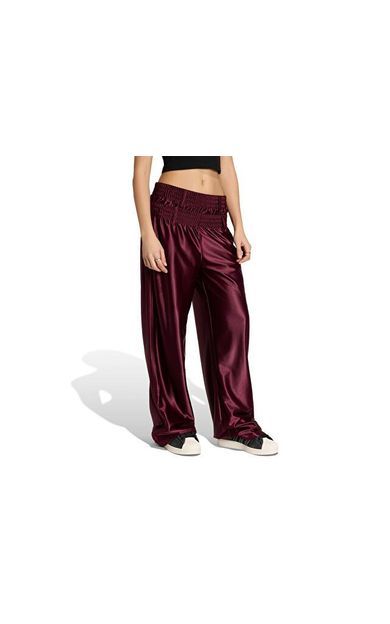Adidas ADIBREAK DOUBLE LAYERED TP Kadın Günlük Eşofman Altı KT1897 Kırmızı