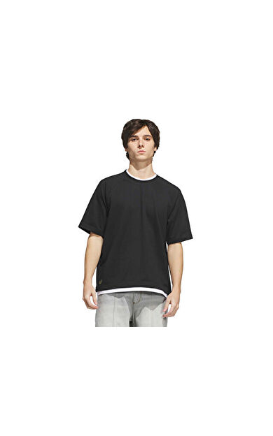 Adidas SKATEBOARDING X TYSHAWN PREMIUM TEE Unisex Günlük Tişört KT4304 Siyah