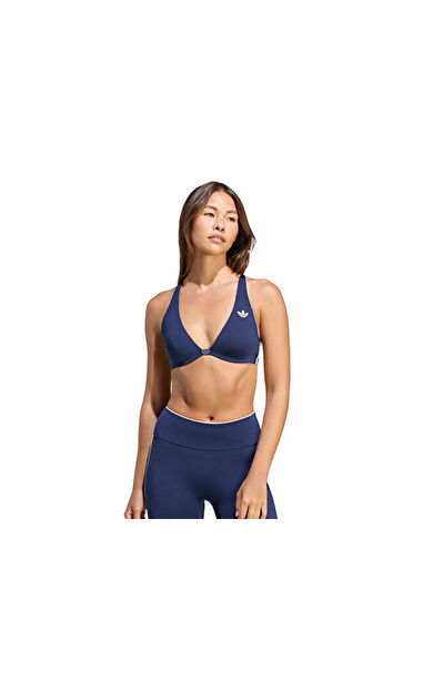 Adidas OG SP LS BRA Kadın Antrenman Sporcu Sütyeni KT6954 Lacivert