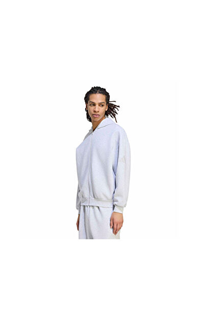 Adidas M SOFT LUX FZ HD Erkek Günlük Ceket KU8001 Gri