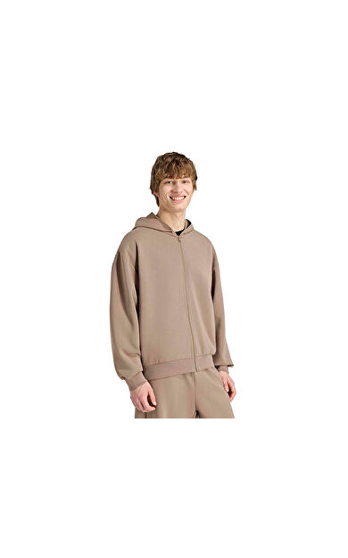 Adidas M SOFT LUX FZ HD Erkek Günlük Ceket KU8004 Haki