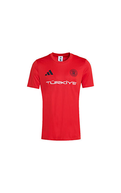 Adidas FIFA World Cup 26 Türkiye Tişört Erkek Futbol Tişörtü KV7267 Kırmızı