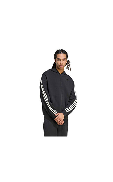 Adidas M AK 3S FZ Erkek Günlük Ceket KW2367 Siyah