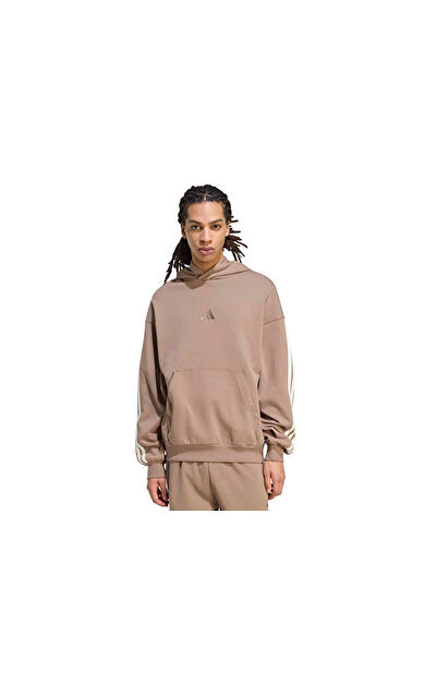 Adidas M AK 3S OH HD Erkek Günlük Sweatshirt KW2406 Haki