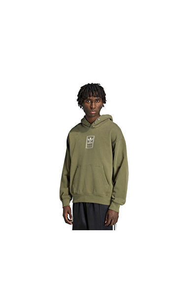 Adidas ELEVATED GFX HD Erkek Günlük Sweatshirt KW4403 Haki