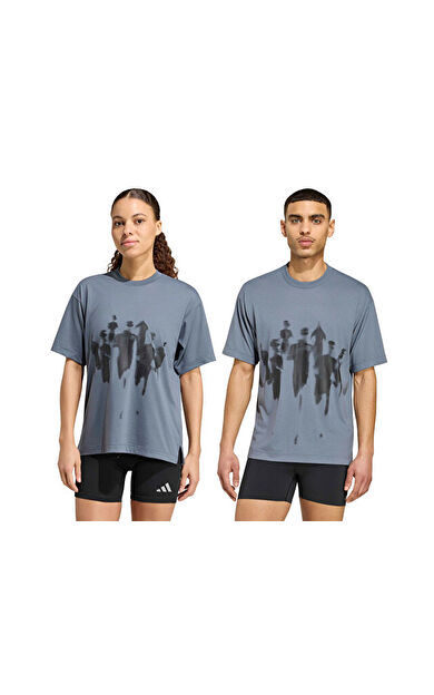 Adidas ADI365 HYB T UF Unisex Koşu Tişörtü KY5654 Siyah