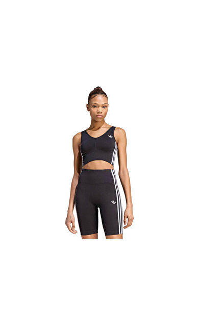 Adidas SEAMLESS BRALET Kadın Günlük Crop Üst KZ4109 Siyah