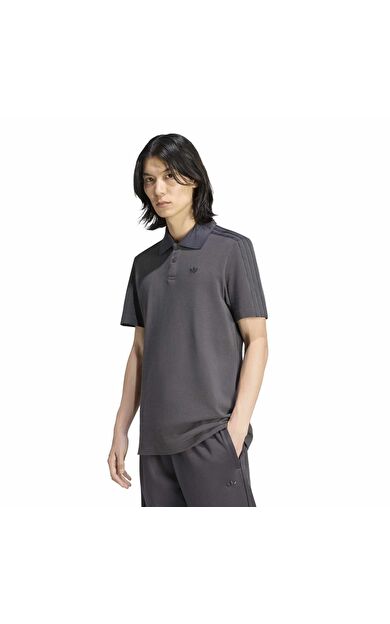 adidas 3S Polo Erkek T-Shirt Gri