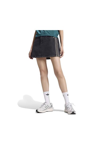 adidas 3S Sk D Kadın Elbise - Etek Siyah
