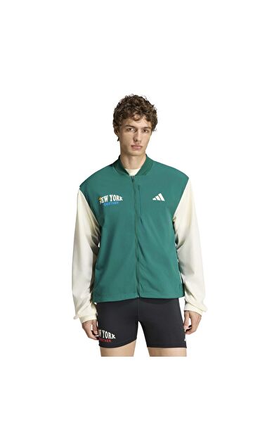 adidas Adızero N Jkt M Erkek Ceket Yeşil