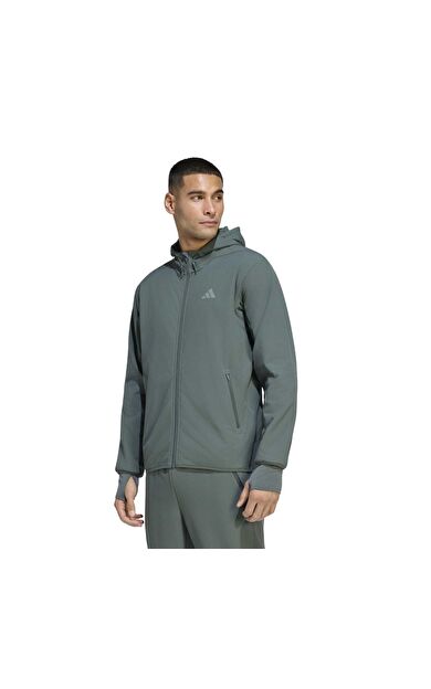adidas D4T Cw Full-Zıp Erkek Mont Yeşil