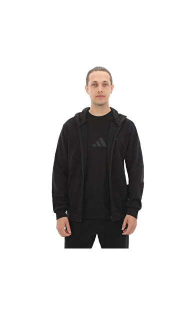 adidas D4T Full-Zıp Ho Erkek Ceket Siyah