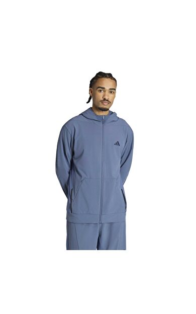 adidas D4T Hybrıd Fz H Erkek Ceket Mavi