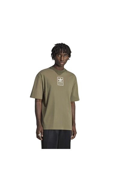 adidas Elevated Gfx Te Erkek T-Shirt Haki
