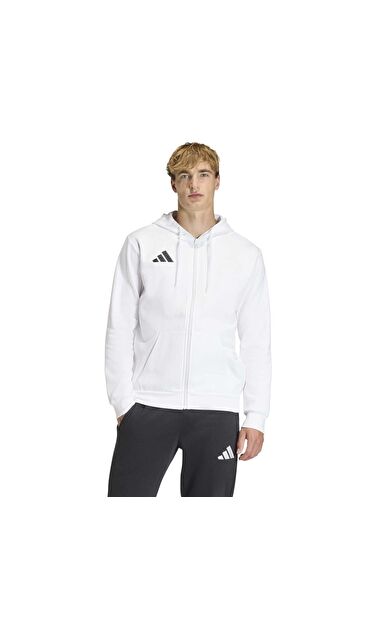adidas Ent26 Fz Hood Erkek Sweatshirt Beyaz