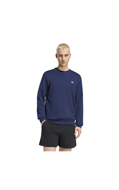adidas Ess Crew Ft Erkek Sweatshirt Mavi