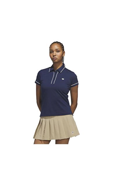 adidas F Solid Polo W Kadın T-Shirt Lacivert
