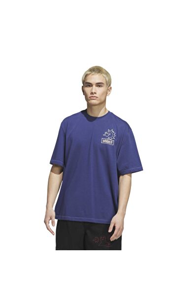 adidas Gonz Na Tee Erkek T-Shirt Mor