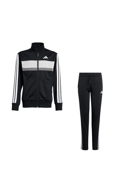 adidas J 3S Tıberıo Ts Çocuk Eşofman Takımı Siyah