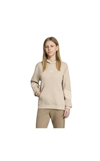 adidas J Fı 3S Hd Çocuk Sweatshirt Bej