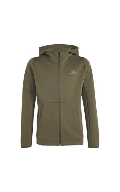 adidas J Z.n.e. Fz Hd Çocuk Ceket Haki