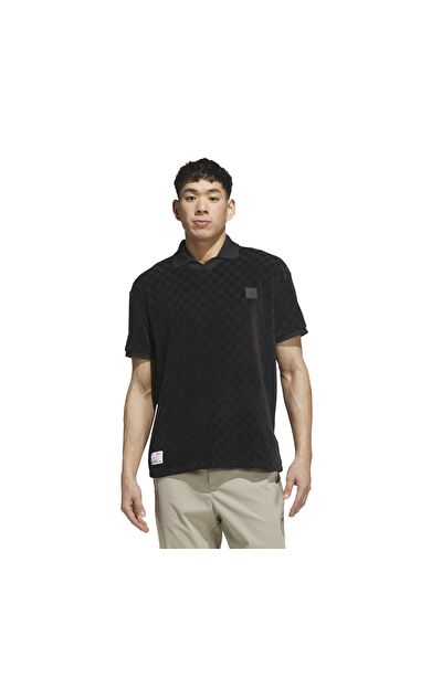 adidas Knıt Ss Polo Erkek T-Shirt Siyah