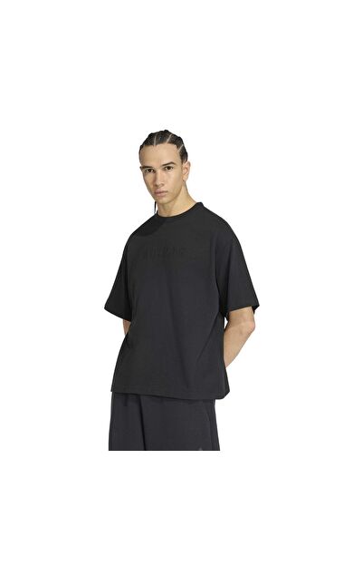 adidas M Sl Gfx T Erkek T-Shirt Siyah