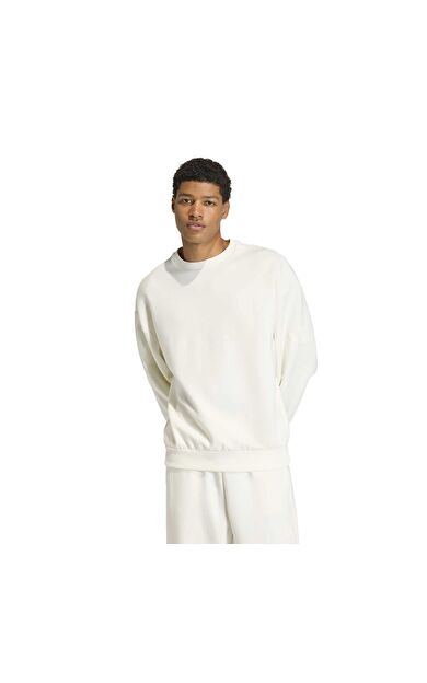 adidas M Sl Sk Crew Erkek Sweatshirt Beyaz