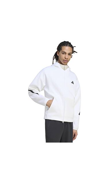 adidas M Z.n.e. Fz Erkek Sweatshirt Beyaz