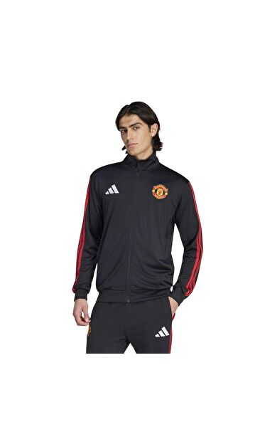 adidas Manchester United Dna Tt Erkek Ceket Siyah