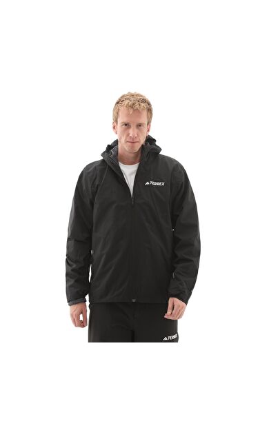 adidas Terrex Mt Ess 3In1 J Erkek Yağmurluk-Rüzgarlık Siyah