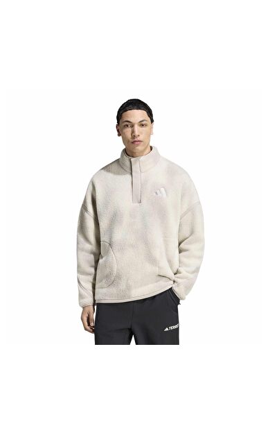 adidas Mt Ess Hp Aop Erkek Sweatshirt Krem