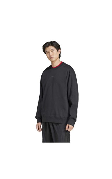 adidas P Ess Crew Erkek Sweatshirt Siyah